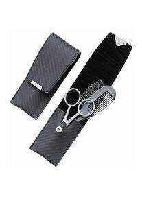 ERBE® ERBE Manicure-etuis Carbon-etui, 2-delig, zwart Baardverzorging Unisex