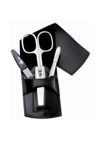 ERBE® ERBE Manicure-etuis Design-etui, 4-delig, zwart Hand- en nagelverzorgingssets Unisex