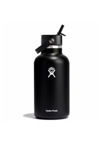 Hydro Flask Wide Mouth With Flex Cap 64oz Water bottle (1893 ml, black)