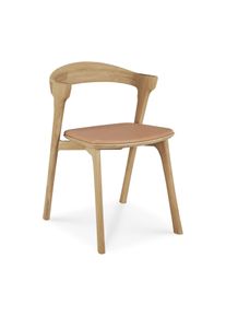Chaise Bok chêne laqué - cuir Sienna Ethnicraft