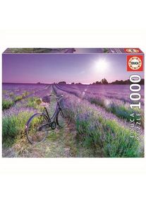 Educa 1000 Bike In A Lavender Field