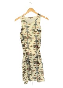 mint&berry MINT&BERRY Damen Freizeitkleid Grafisch Mehrfarbig Gr. 38/M Sommerkleid