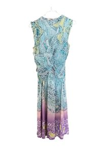 NICE CONNECTION Sommerkleid Gr. 38 Damen Bohemian Paisley Viskose Midikleid