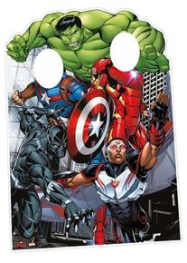 Sagoma per foto Avengers 95 cm x 1,3 m