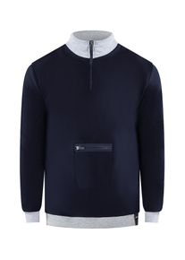 Smilodox Trainingsjacke 'Lloyd' Herren marine / hellgrau Größe 4XL