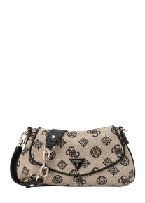 GUESS Schultertasche 'BEYZA' Damen kitt / schwarz Größe One Size