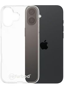 PanzerGlass Custodia per telefono sostenibile Refurbed | iPhone 16 Plus | transparente