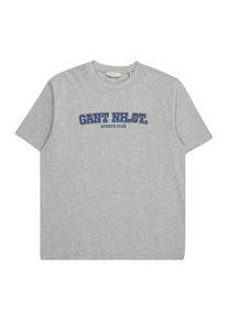 Gant Shirt enziaan / grijs gemêleerd / zwart 176