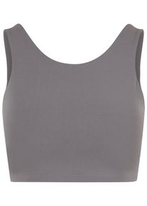 Urban Classics Ladies Sports Bra low back ' ' Damen grau Größe 90