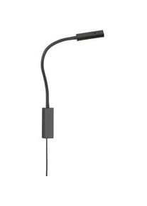 Fischer und Honsel Fischer & Honsel Led-Wandleuchte , Schwarz , Metall , F , 4x57x35 cm , gleichmäßige Lichtverteilung , Lampen & Leuchten, Innenbeleuchtung, Wandleuchten