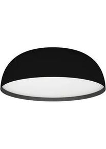 Eglo Deckenleuchte , Schwarz, Weiß , Metall, Kunststoff , rund , F , 13 cm , Farbwechsler, ZigBee-Technologie, Smartphone-Steuerung , Lampen & Leuchten, Innenbeleuchtung, Deckenleuchten, Deckenleuchten