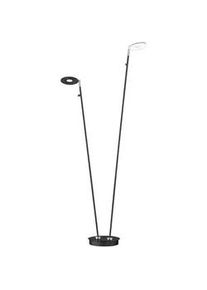 Fischer und Honsel Fischer & Honsel Led-Stehleuchte , Schwarz , Glas , F , 135 cm , 3 Helligkeitsstufen , Lampen & Leuchten, Innenbeleuchtung, Stehlampen, Stehlampen dimmbar