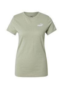 Puma Dames Functioneel shirt 'ESS Small No. 1' pastelgroen / wit L