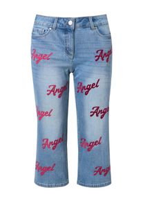 Angel of Style Jeans Damen blue denim / rot Größe 32/34