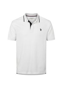 U.S. Polo Assn. Poloshirt 'Noah' Herren weiß Größe S Unifarben
