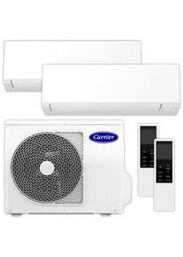 Carrier Multisplit Klimaanlage Set | High Line | Mattweiß | 3,5 kW + 3,5 kW
