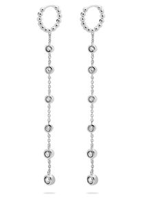 JETTE Ohrringe Damen silber / transparent Größe One Size