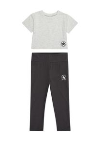 Converse Set Dívka sivá melírovaná / čierna 80