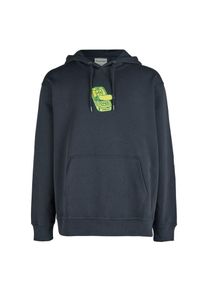 Cleptomanicx Kapuzensweatshirt 'Boxy Hooded Sardinade' Herren dunkelgrau Größe XXL