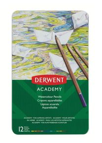 Derwent Watercolour Pencils (12 Tin)