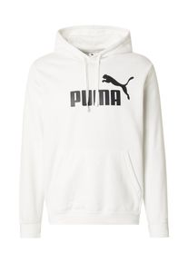 Puma Män Sport sweatshirt 'ESS No. 1' svart / vit Storlek S