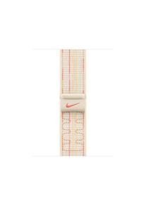 Curea Smartwatch Apple MYJC3ZM/A pentru Watch 42mmm, Nike Sport Loop (Alb/Roz)