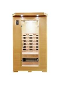 Sanotechnik Infrarotkabine Carmen in Braun ca. 120x195x120cm