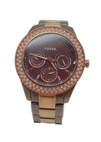 Fossil Watch With Metal Strap Women, One Size, gold-colored