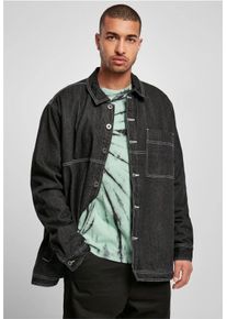 Urban Classics - Oversized Trucker Black Raw - Kurtka - czarny - S - 100% bawełna,Dżinsowa