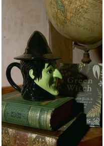 Killstar x Wizard Of OZ - Wicked Witch Shaped Black/Green - Mugg - svart - Onesize - Sten,Keramisk