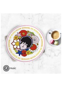 The Beatles - Yellow Sub Flowers - Tallrikar - mångfärgad - Onesize - Porslin