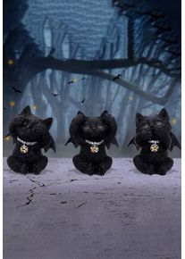 Nemesis Now - Three Wise Vampuss - Figur - svart - Onesize - Harts,Harts