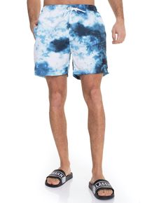 Urban Classics - Pattern Swim Pool Aop - Surfshorts - blå - XXL - 100% Polyester