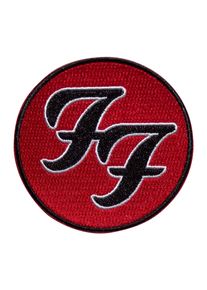Foo Fighters - Foo Fighters Logo Woven Patch - Patch - röd - Onesize - 100% Polyester
