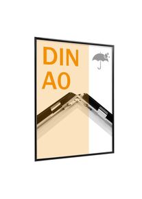 5 Snap frame A0 waterproof black, aluminium
