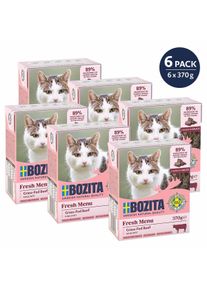 6x370 g Bozita Häppchen in Sauce mit Rind
