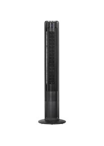 Ventilador de columna Eco Tower, 12 niveles de velocidad, negro
