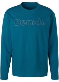 Heren Shirt met lange mouwen in petrol, zwart ,maat S, WITT, 100% Katoen