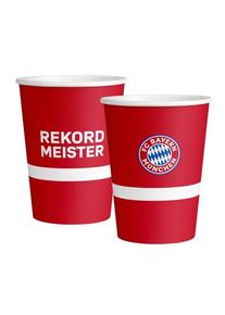 Amscan 8 papirkopper FC Bayern München 250ml