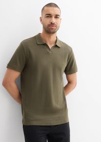 Pikétröja i ekologisk bomull - grön - storlek 60/62 (XXL) - bonprix
