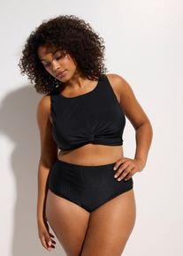 Bikini med BH-topp och återvunnen polyester (2 delar) - svart - storlek 42 - bonprix