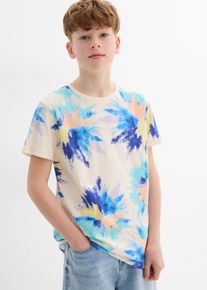 T-shirt i ekologisk bomull för barn - beige - storlek 164/170 - bonprix