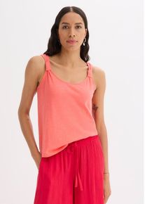 Linne av ekologisk bomull - stark rosa - storlek 48/50 (XL) - bonprix