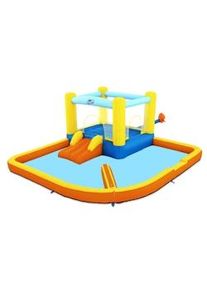 Bestway Parco acquatico Beach Bounce, PVC/poliestere, 3.65 x 3.4 x 1.52 m, con ventola permanente, multicolore