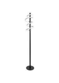 Näve Näve Led-Stehleuchte , Schwarz , Metall, Kunststoff , G , 140 cm , Farbtemperaturwechsler , Lampen & Leuchten, Innenbeleuchtung, Stehlampen, Stehlampen dimmbar