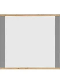 Hom´in Hom`in Wandspiegel , Grau, Eiche Artisan , Glas , rechteckig , 94x87x5 cm , Garderobe, Garderobenspiegel