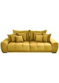 CARRYHOME Bigsofa , Gelb , Textil , Buche , massiv , Füllung: Schaumstoff,Schaumstoff , 280x67x120 cm , Stoffauswahl, Rücken echt , Wohnzimmer, Sofas & Couches, Sofas, Textilsofas