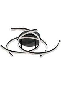 Fischer und Honsel Fischer & Honsel Led-Deckenleuchte , Schwarz, Sandfarben , Metall , F , Farbwechsler , Lampen & Leuchten, LED Beleuchtung, LED-Deckenleuchten