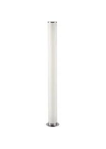 Novel Led-Stehleuchte , Weiß , Metall, Kunststoff , Uni , länglich , F , 115 cm , RoHS, CE EN 14786 , Farbwechsler, Farben fixierbar, Smartphone-Steuerung, Farbtemperaturwechsler , Lampen & Leuchten, Innenbeleuchtung, Stehlampen, Stehlampen dimmbar