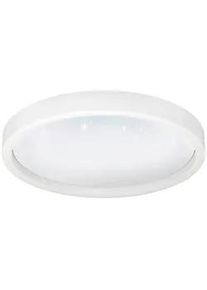 Eglo Deckenleuchte , Weiß , Metall, Kunststoff , rund , F , 7 cm , Farbwechsler, ZigBee-Technologie, Smartphone-Steuerung , Lampen & Leuchten, Innenbeleuchtung, Deckenleuchten, Deckenleuchten